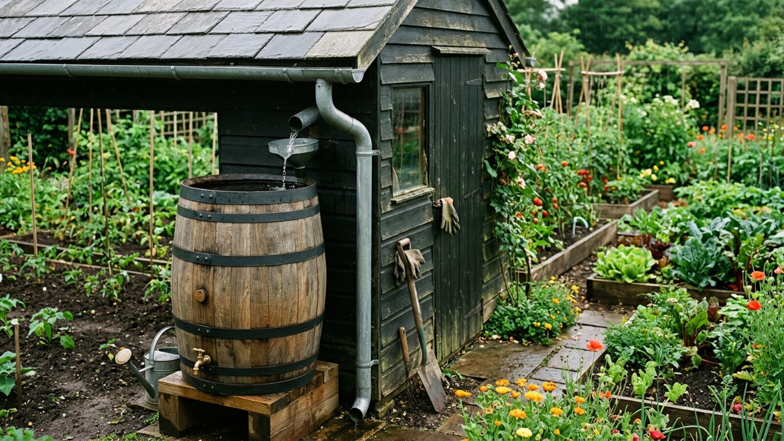 Using Rainwater in the Garden: From the Barrel to the Smart Cistern