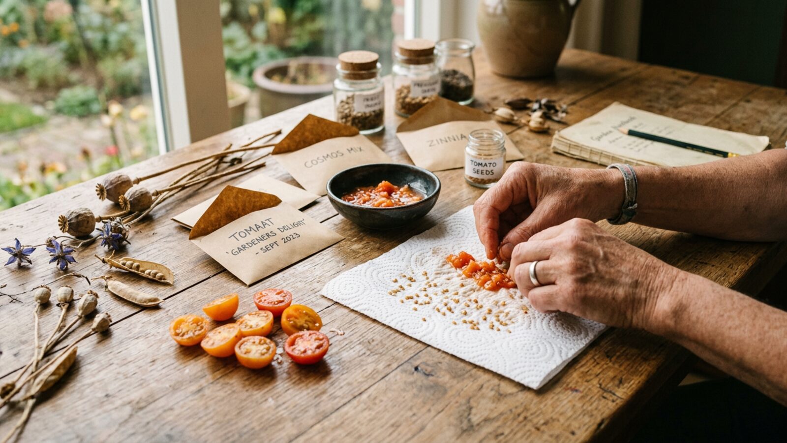 Saving Your Own Seeds: From Tomato Seed to a World of Varieties